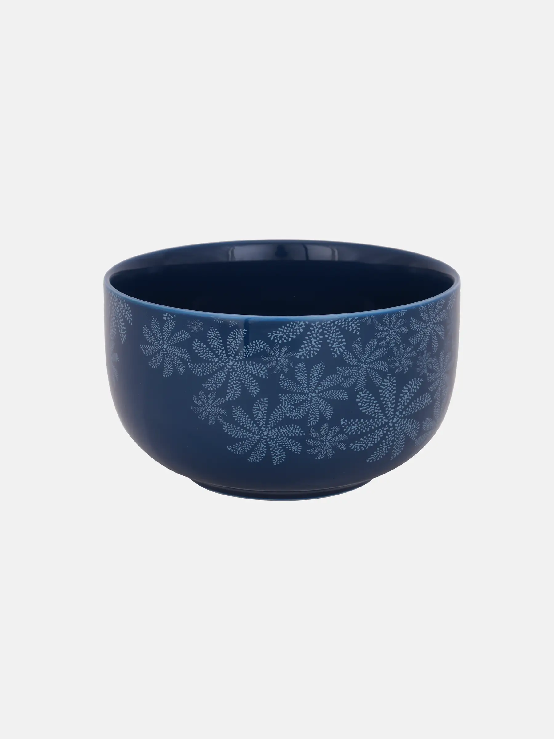 Blue Printed Ceramic Small Bowl - 14 cm